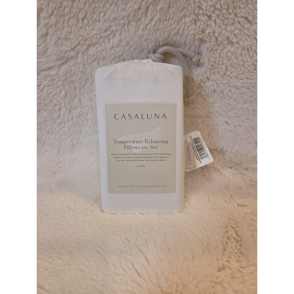 Casaluna Temperature Balancing Pillowcase Set King